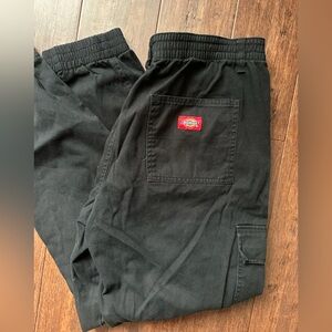 Dickies women’s  Black Elastic Waist  cargo jogger  Pants